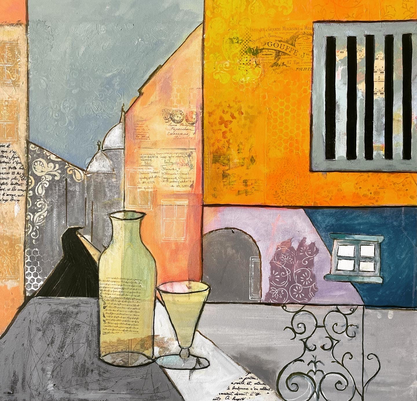 Montmartre - canvas wrapped print (2 sizes)