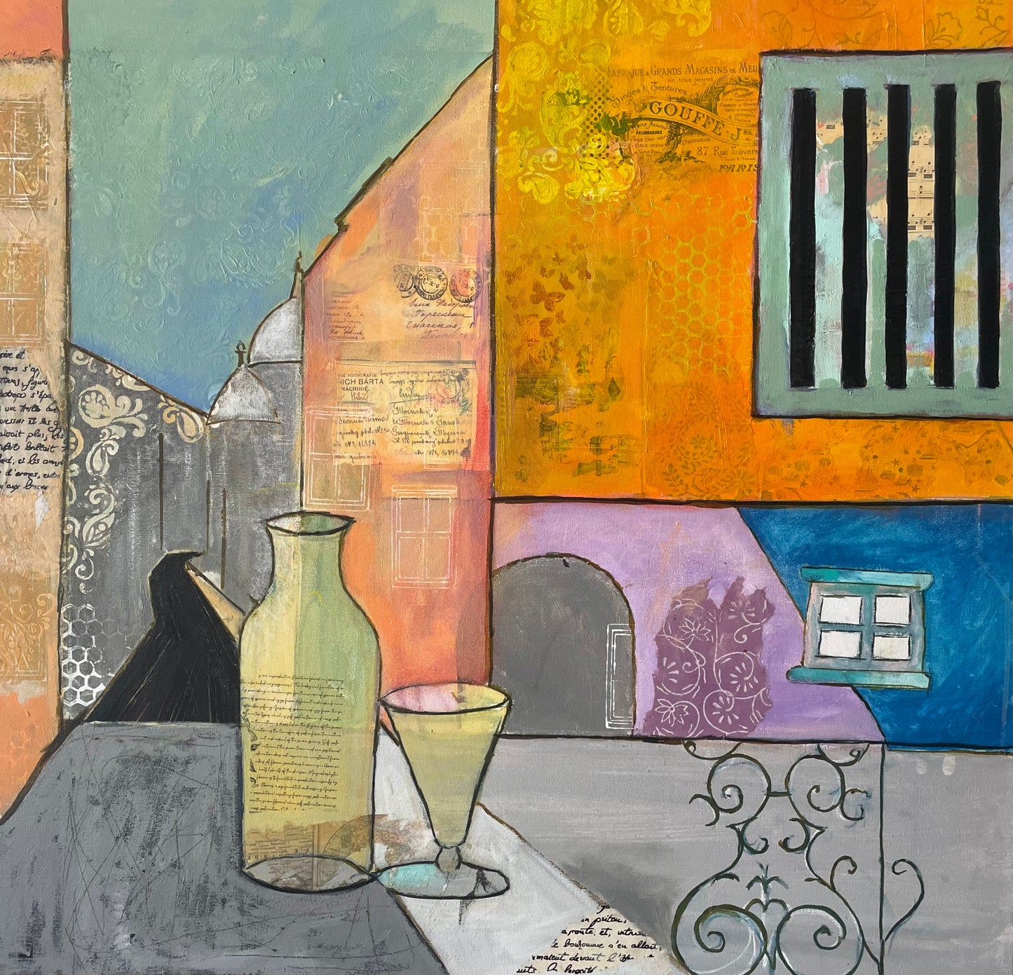 Montmartre - canvas wrapped print (2 sizes)