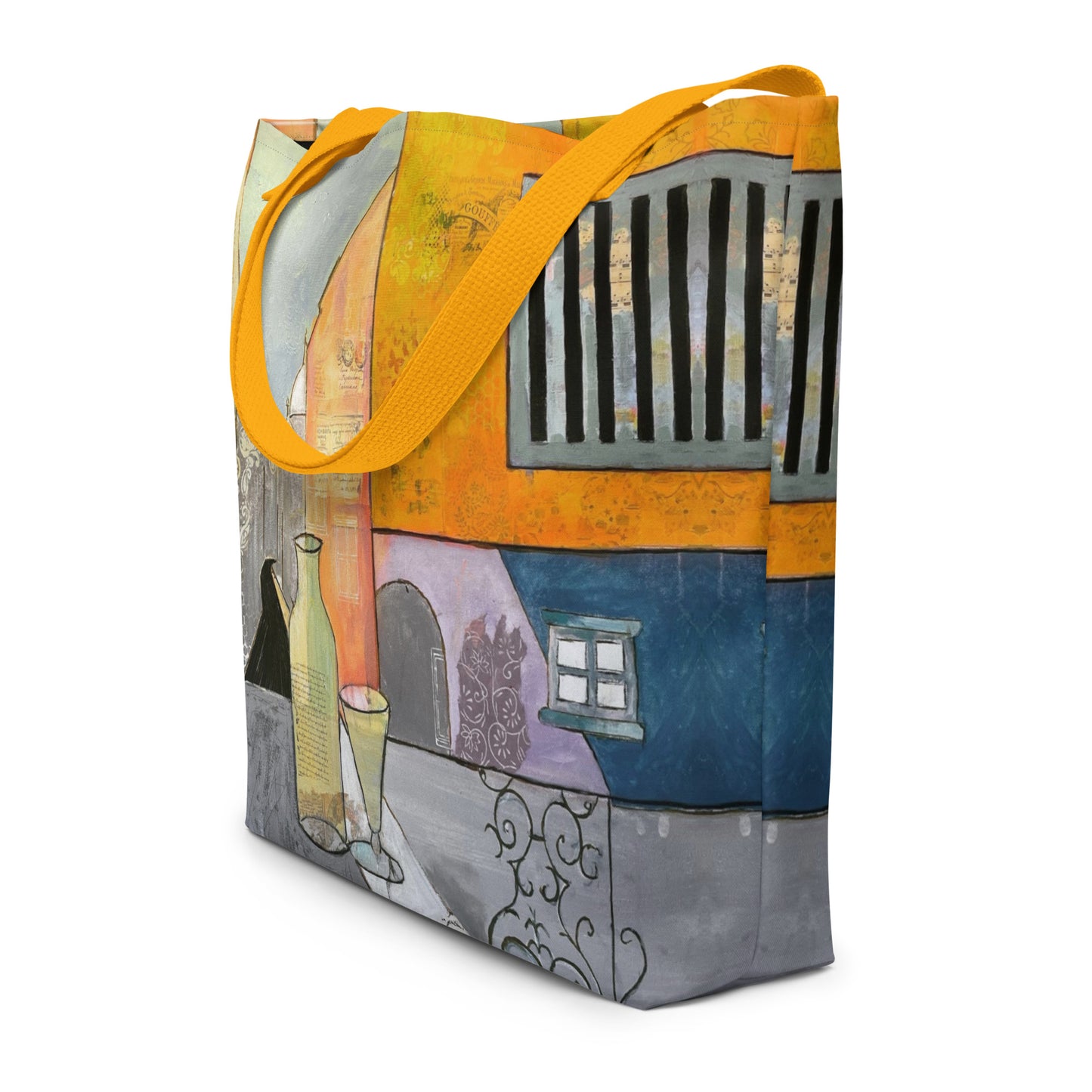 MontMarte All-Over Print Large Tote Bag