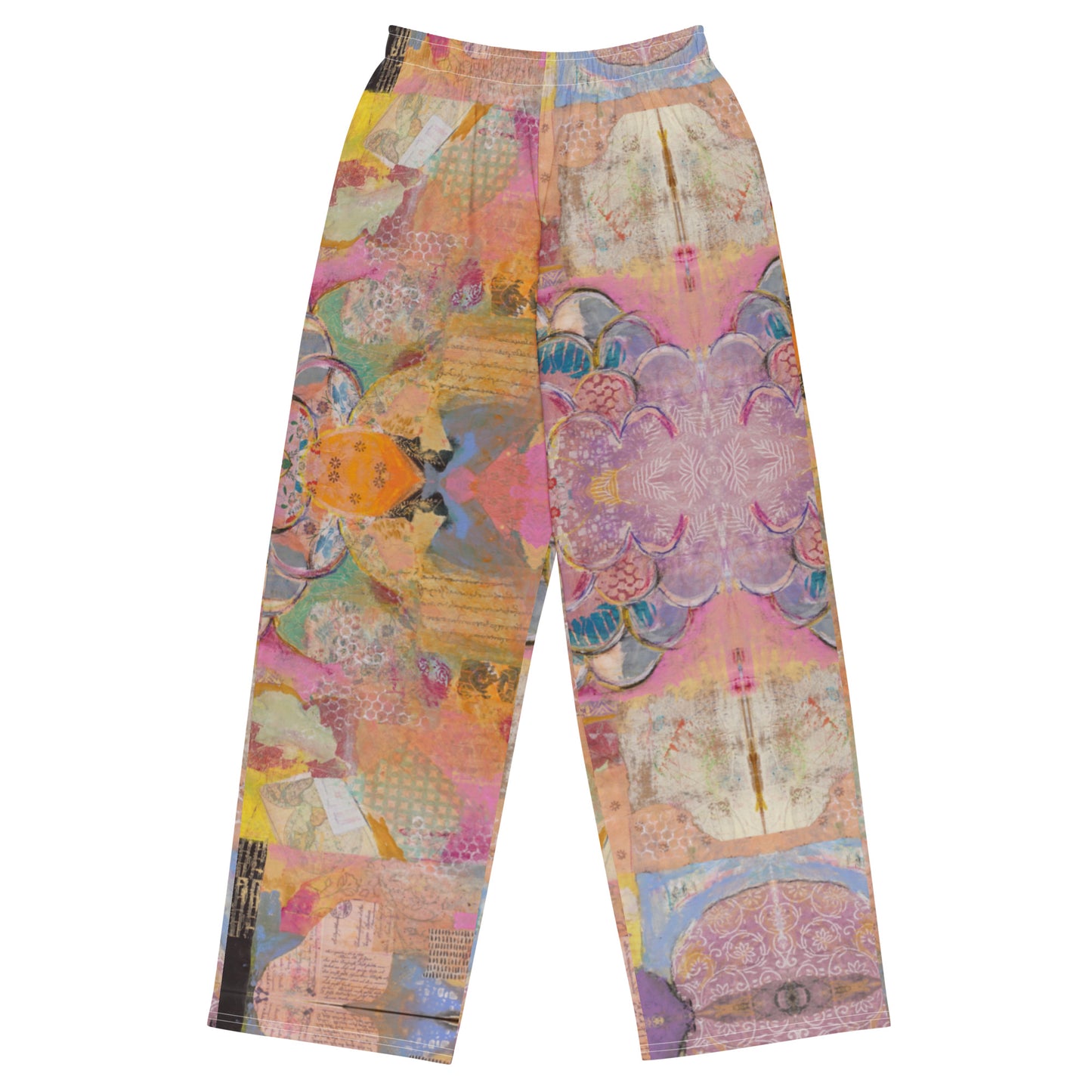 All-over print unisex wide-leg pants