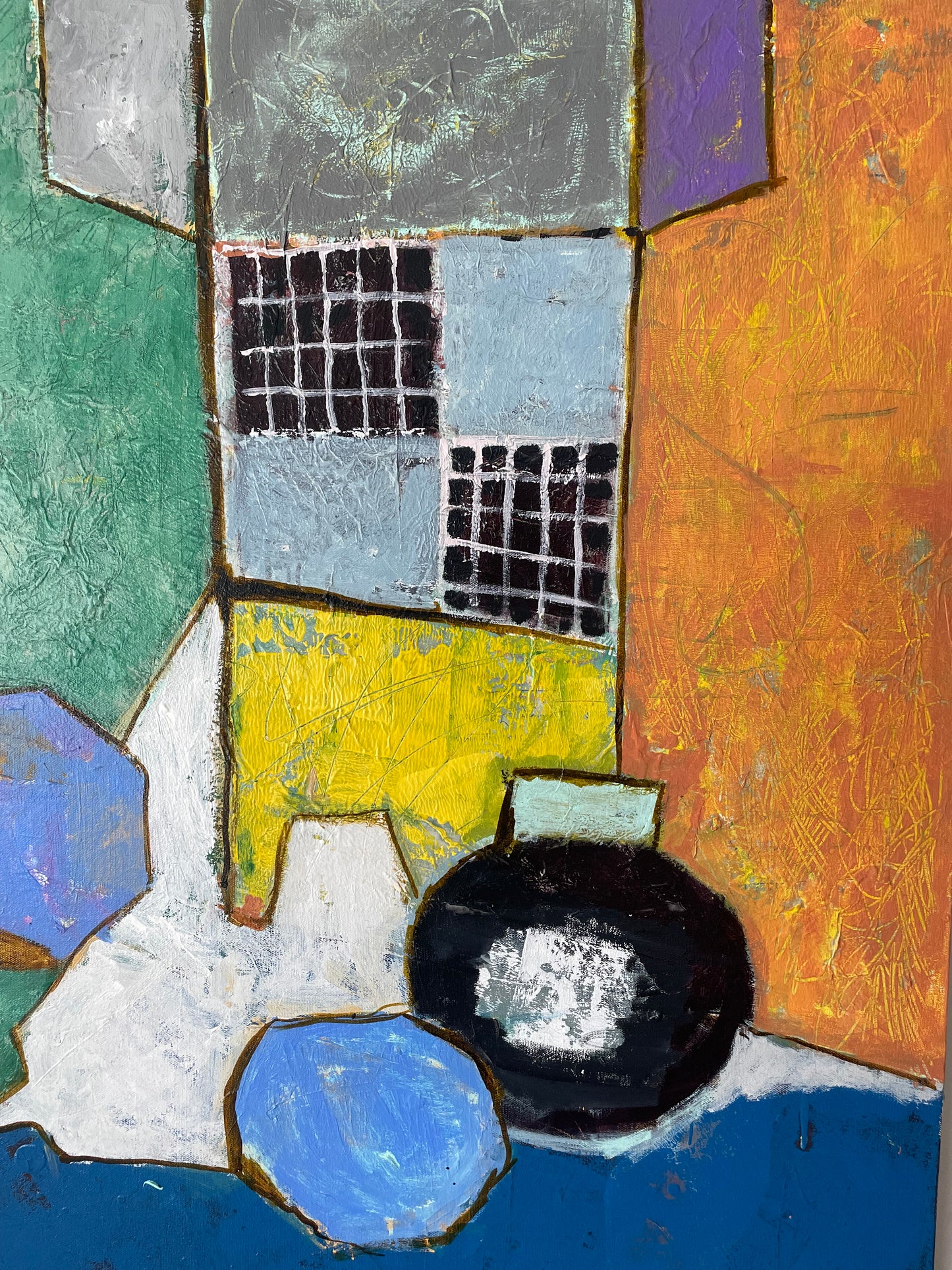 The Cleaning Lady Print framed