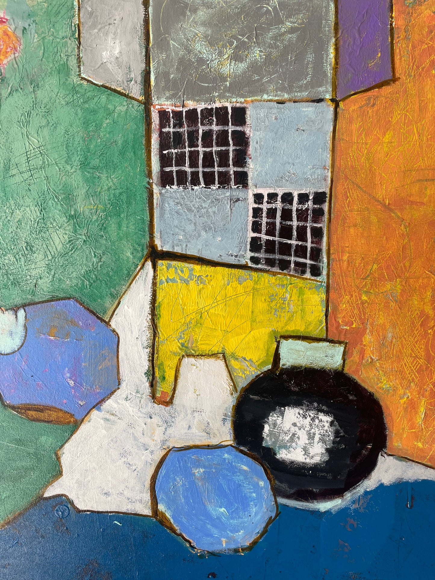 The Cleaning Lady Print framed