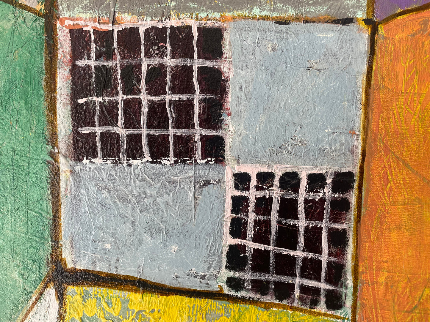 The Cleaning Lady Print framed