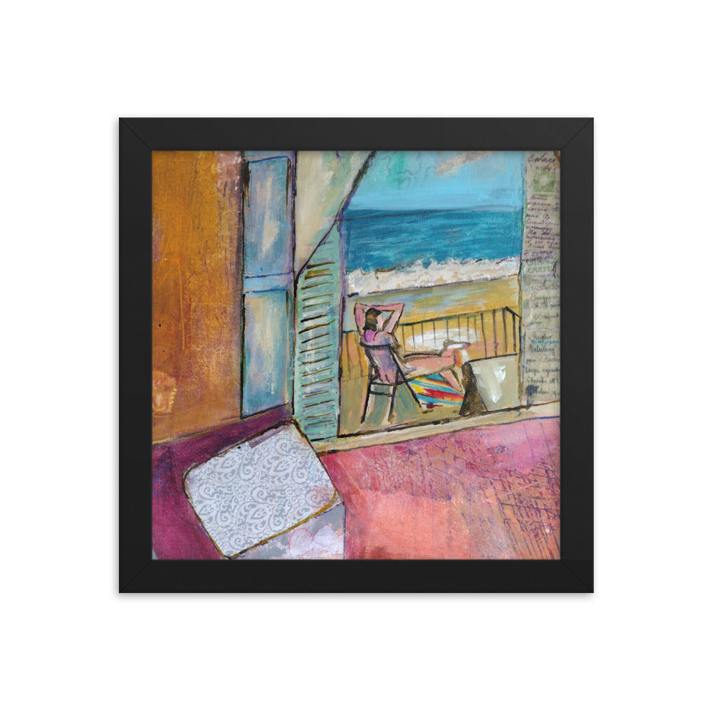 The Beach house framed prints