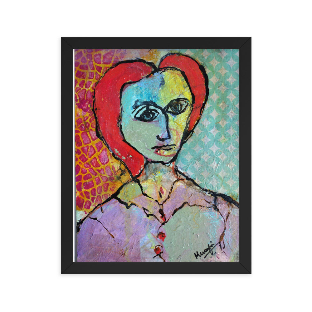 The Redhead Framed Print