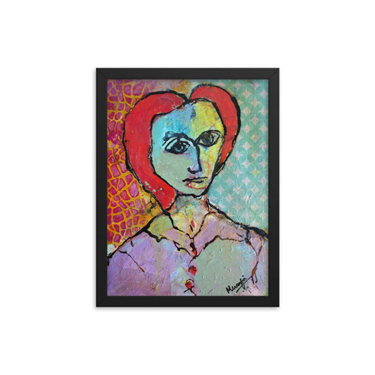 The Redhead Framed Print