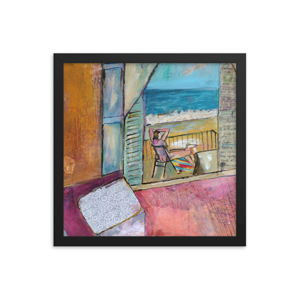 The Beach house framed prints