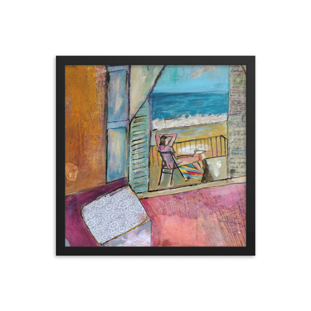 The Beach house framed prints