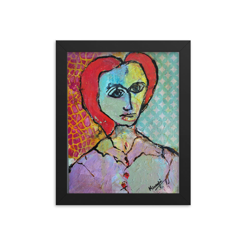 The Redhead Framed Print