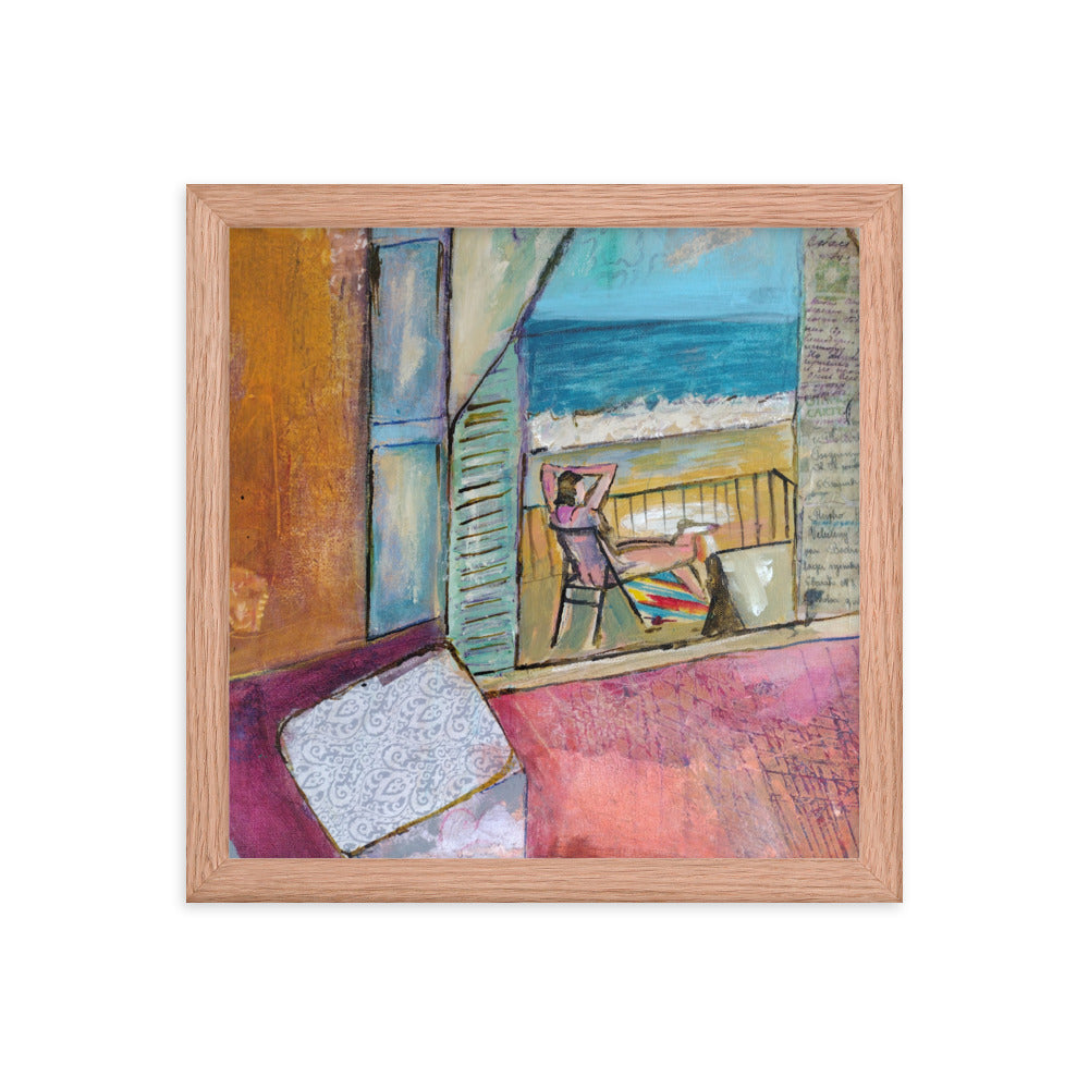 The Beach house framed prints