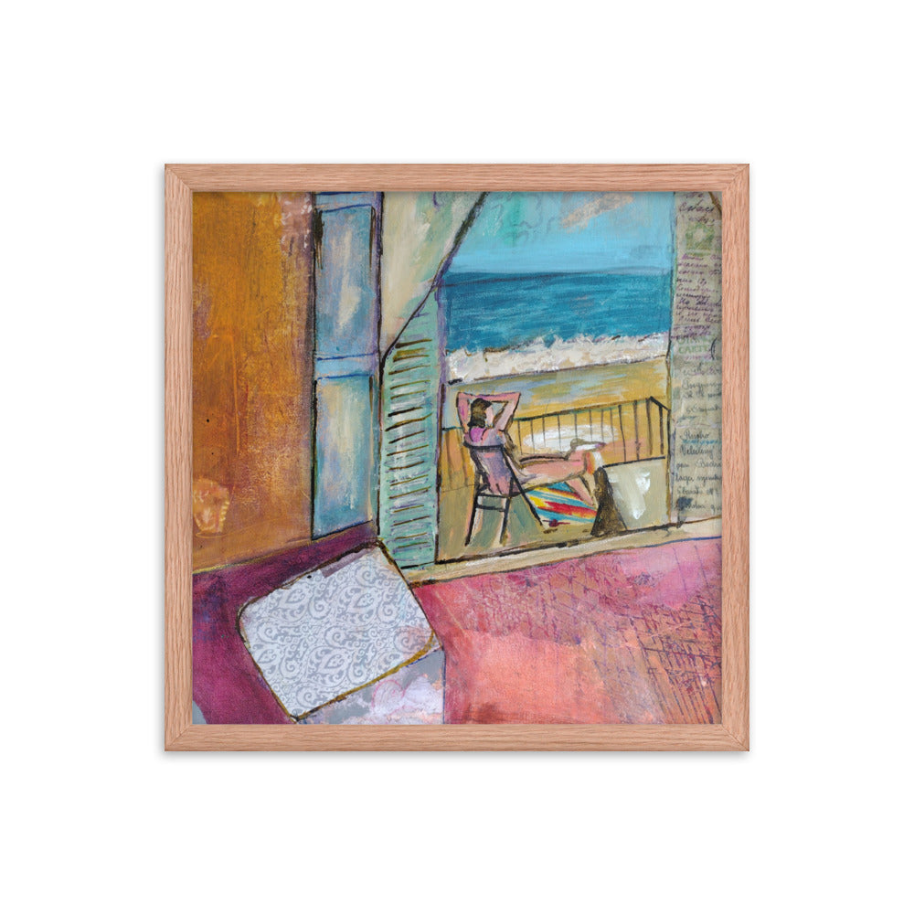 The Beach house framed prints