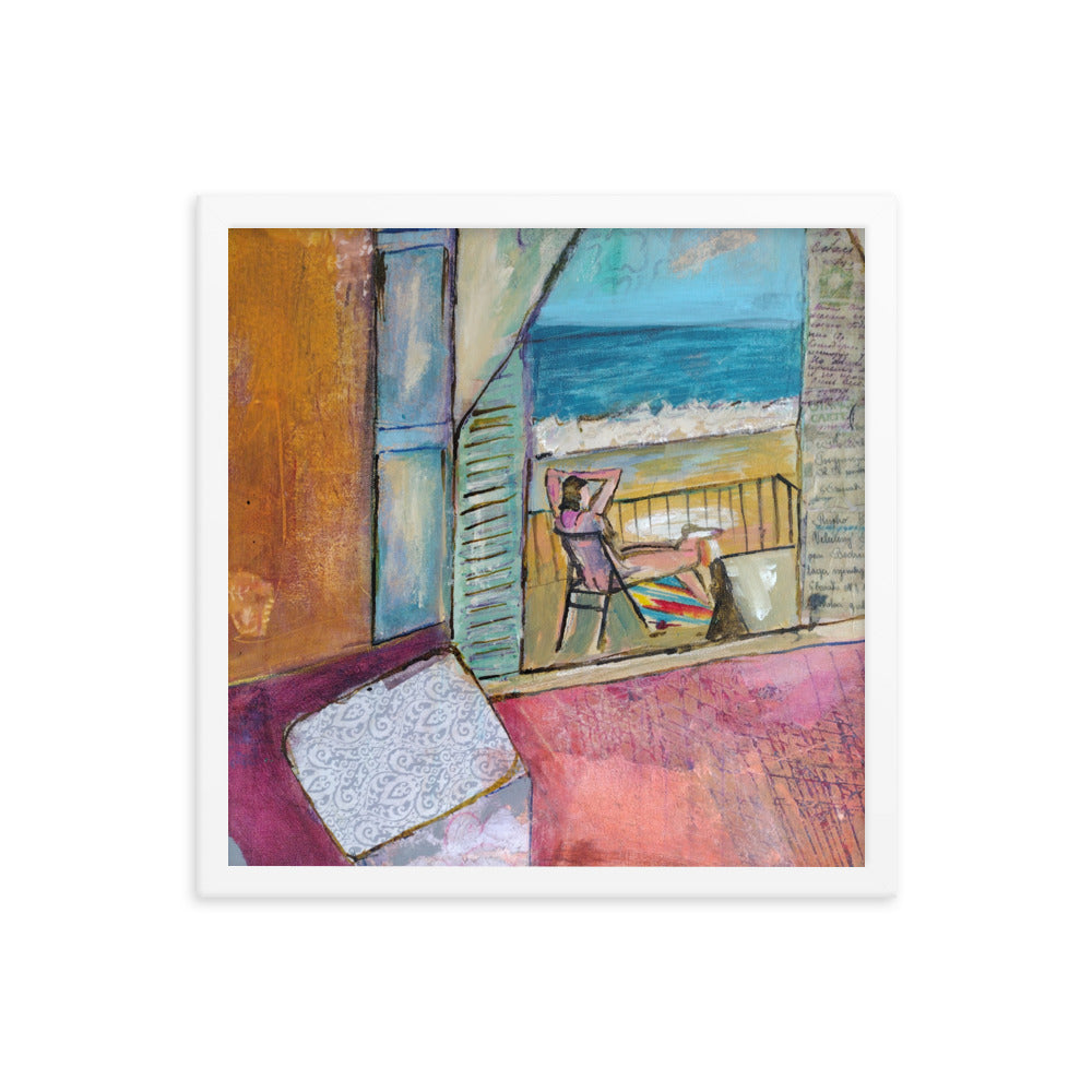 The Beach house framed prints