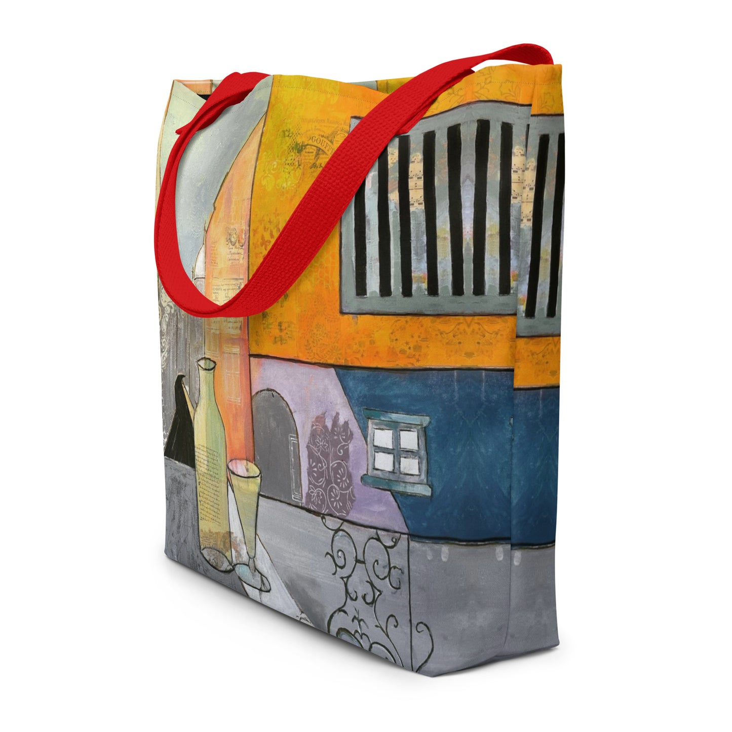 MontMarte All-Over Print Large Tote Bag